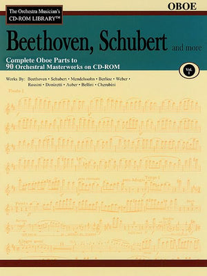 Beethoven, Schubert & More  Volume 1: The Orchestra Musician'S Cdrom Library  Oboe