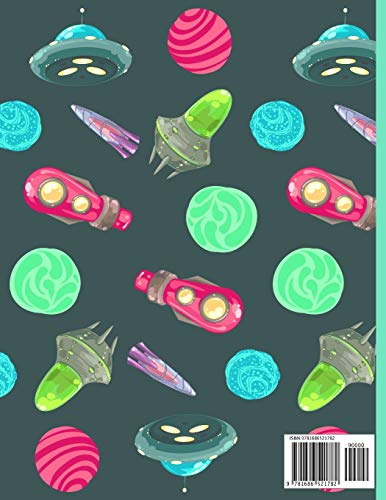 Primary Composition Notebook: Oracle Space UFO cute & elegant Story Paper to write in.,Used