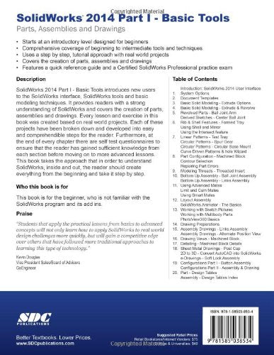 SolidWorks 2014 Part I  Basic Tools,Used