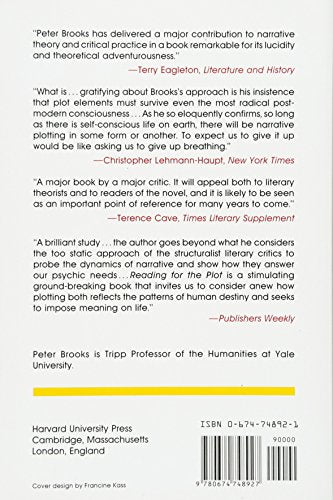 Reading for the Plot: Design and Intention in Narrative,Used