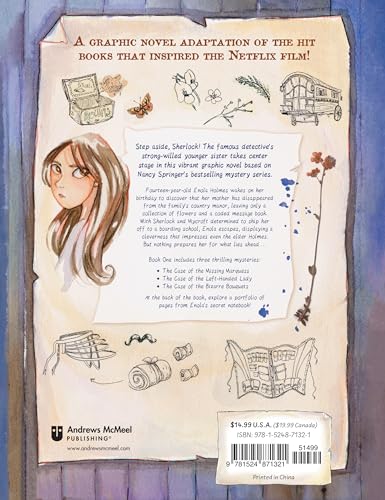 Enola Holmes: The Graphic Novels: The Case Of The Missing Marquess, The Case Of The Lefthanded Lady, And The Case Of The Bizarr,New