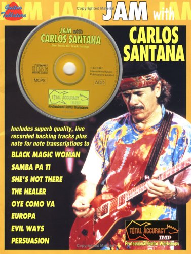 Jam With Carlos Santana: Guitar/Vocal (Book & Cd)