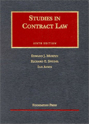 Studies in Contract Law (University Casebook),Used