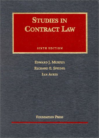 Studies in Contract Law (University Casebook),Used