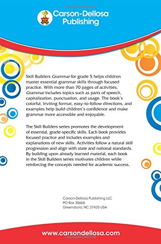 Grammar, Grade 5 (Skill Builders),New
