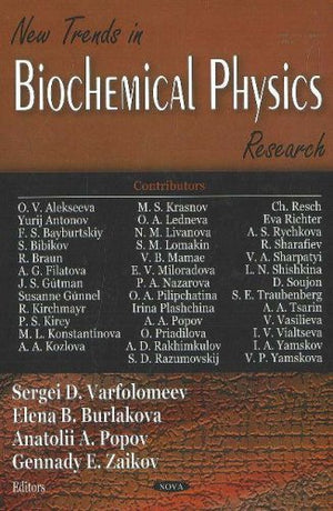 New Trends in Biochemical Physics Research,Used