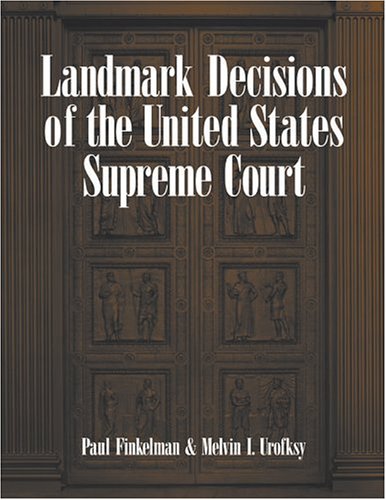 Landmark Decisions of the United States Supreme Court,Used