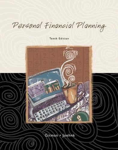 Personal Financial Planning (Available Titles Cengagenow)-new
