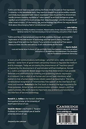 Robotica: Speech Rights and Artificial Intelligence,Used