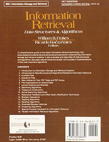 Information Retrieval: Data Structures & Algorithms,New