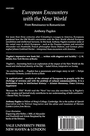 European Encounters With The New World: From Renaissance To Romanticism