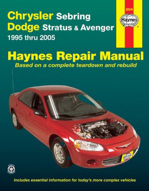 Chrysler Sebring & Dodge Stratus & Avenger 1995 Thru 2005 (Haynes Automotive Repair Manual),New