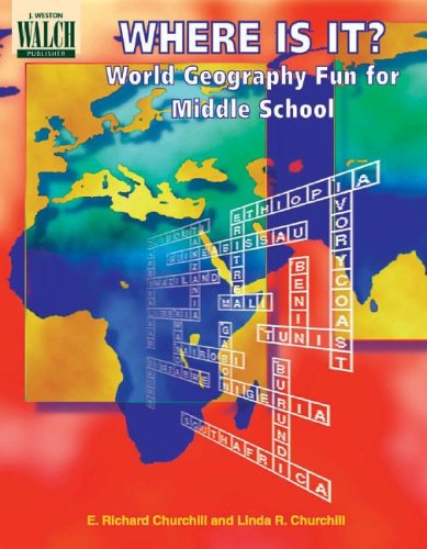 Where Is It? World Geography Fun For Middle School,Used
