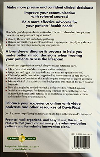 Diagnosis For Physical Therapists: A Symptombased Approach,Used