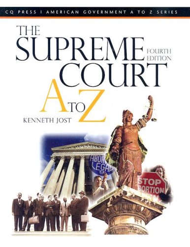 The Supreme Court A to Z (American Government A to Z),Used