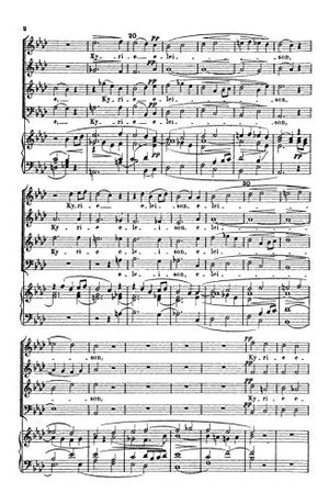 Mass in Aflat Major: SATB divisi with SATB Soli (Orch.) (Latin Language Edition) (Kalmus Edition) (Latin Edition),Used