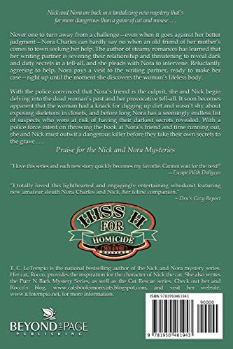 Hiss H for Homicide (A Nick and Nora Mystery),Used