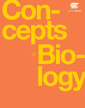 Concepts of Biology by OpenStax (Official Print Version, hardcover, full color),Used