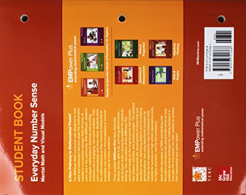 EMPower Plus, Everyday Number Sense: Mental Math and Visual Models, Student Edition (EMPOWER MATH),Used