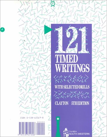 121 Timed Writing with Selected Drills,Used