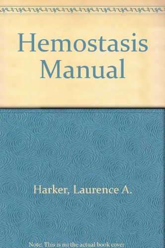 Hemostasis Manual,Used