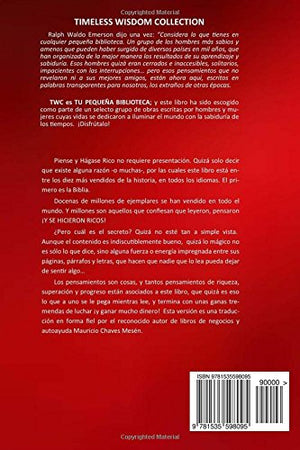 Piense y H?ase Rico.: Nueva Traducci?, Basada En La Versi? Original 1937. (Timeless Wisdom Collection) (Volume 56) (Spanish Edit,Used