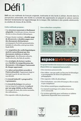 D?fi 1 Livre de l'?l?ve: D?fi 1 Livre de l'?l?ve,Used