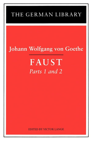 Faust: Johann Wolfgang Von Goethe: Parts 1 And 2 (German Library),Used