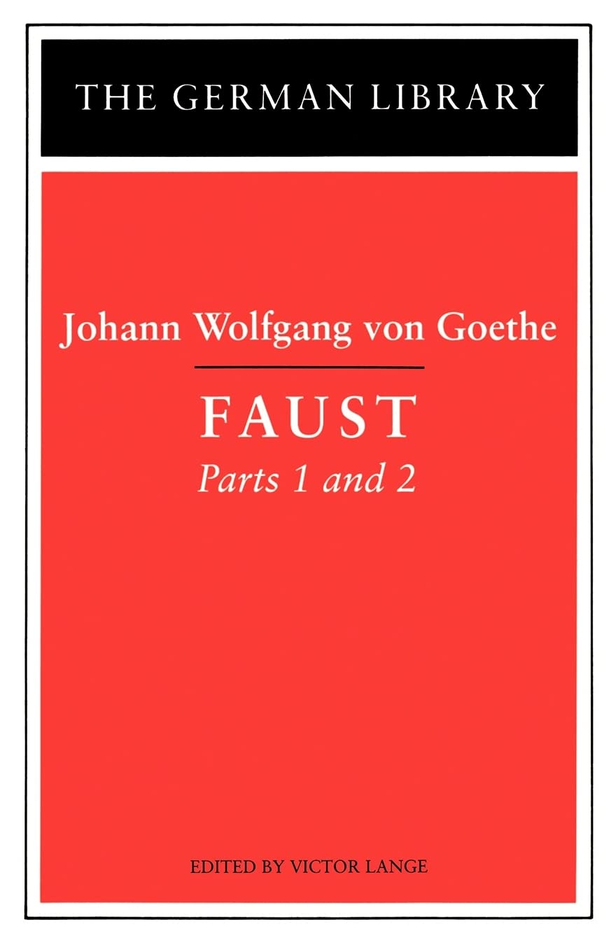 Faust: Johann Wolfgang Von Goethe: Parts 1 And 2 (German Library),Used
