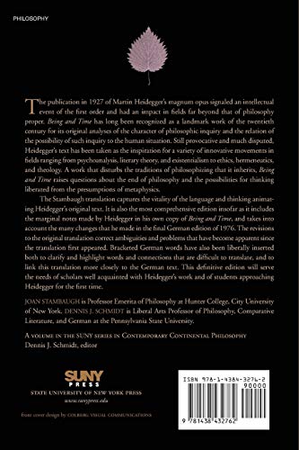 Being And Time (Contemporary Contin Philosophy)