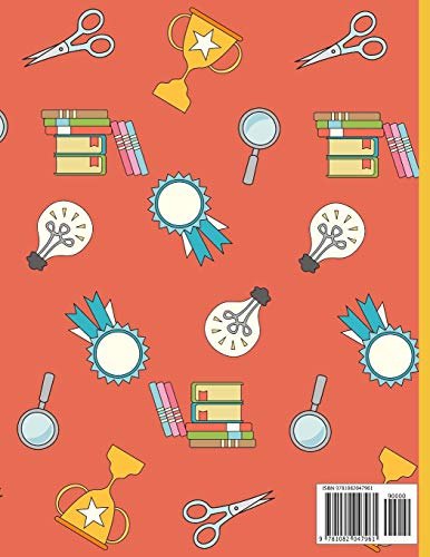 Primary composition notebook: Awards Back to school pattern Story Paper to write in for students 120 pages (8.5 x 11 Inch).,Used