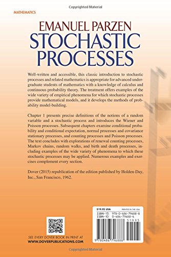 Stochastic Processes (Dover Books on Mathematics),Used