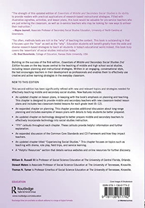 Essentials of Middle and Secondary Social Studies,Used