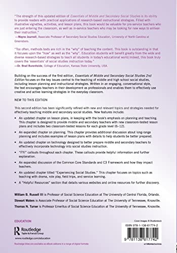 Essentials of Middle and Secondary Social Studies,Used
