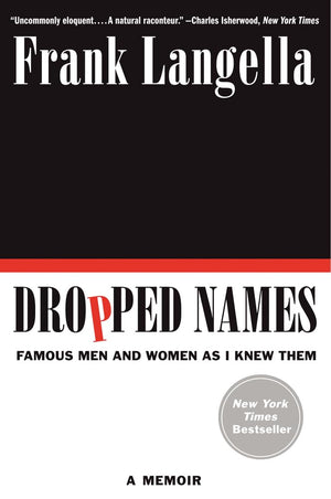 Dropped Names: Famous Men and Women As I Knew Them,Used