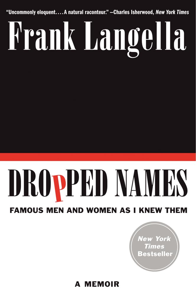 Dropped Names: Famous Men and Women As I Knew Them,Used