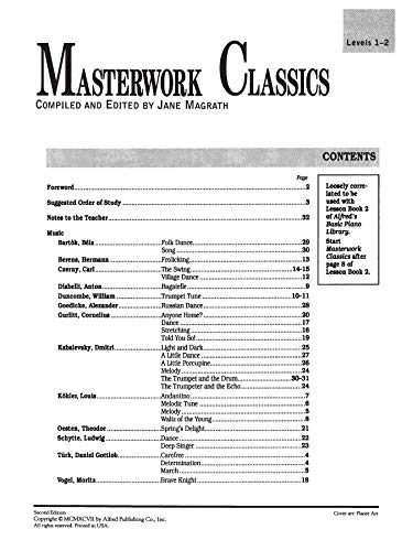 Masterwork Classics: Level 12, Book & Online Audio,Used