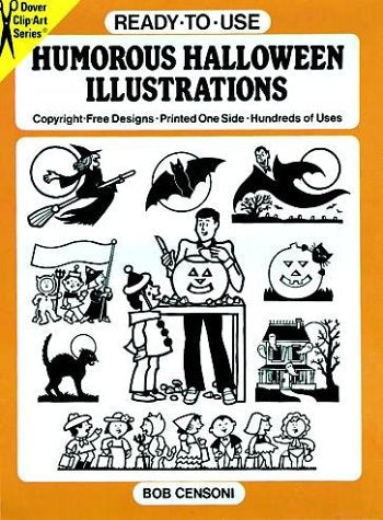 ReadytoUse Humorous Halloween Illustrations (Dover ClipArt Series),Used