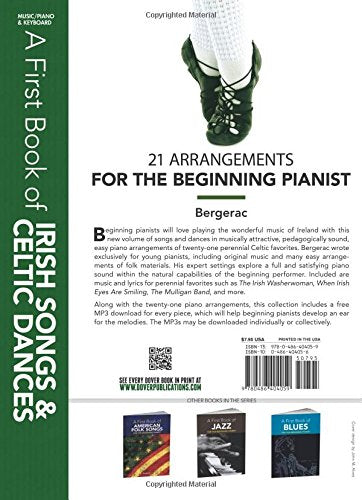 A First Book Of Irish Songs And Celtic Dances: For The Beginning Pianist With Downloadable Mp3S,Used