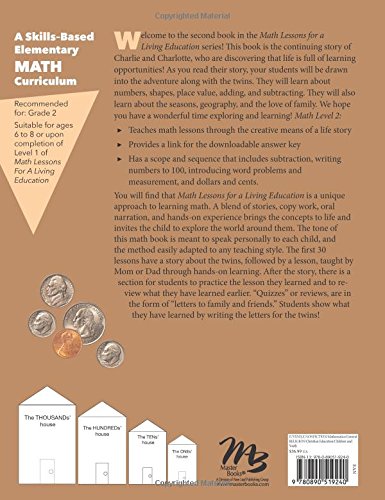 Math Lessons For A Living Education Level 2 (Math Lessons For A Living Education),Used