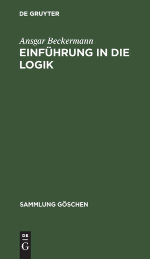 Einfhrung in die Logik (Sammlung Gschen, 2243) (German Edition),Used