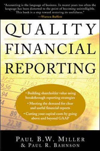 Quality Financial Reporting,Used