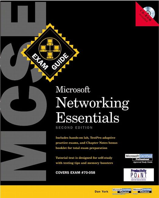 McSe Microsoft Networking Essentials: Chapter Notes : Exam Guide Covers Exam #70058,Used