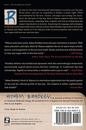 Book of Rhymes: The Poetics of Hip Hop,Used