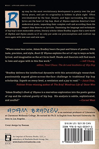 Book of Rhymes: The Poetics of Hip Hop,Used