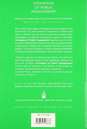 Strategies of Public Engagement: Shaping a Canadian Agenda for International Cooperation,Used