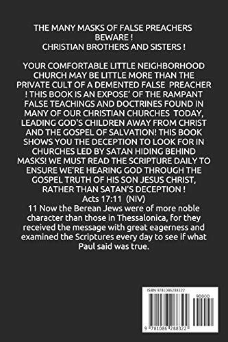 THE MANY MASKS OF FALSE PREACHERS,Used