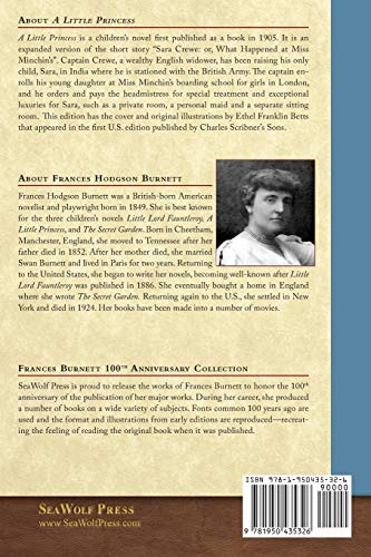 A Little Princess (Illustrated First Edition): 100th Anniversary Collection with Foreword,New