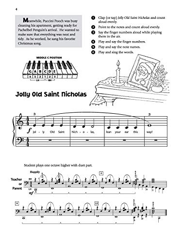 Music for Little Mozarts Christmas Fun, Bk 4: A Christmas Story with Performance Music and Related Music Activity Pages (Music f,Used