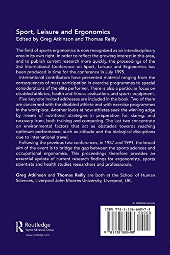 Sport, Leisure and Ergonomics,Used